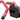 K&N 08-09 Mitsubishi Evo X Wrinkle Red Typhoon Short Ram Intake
