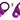 Torque Solution Radiator Mount Combo with Inserts (Purple) : Mitsubishi Evolution 7/8/9