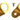Torque Solution Radiator Mount Combo (Gold) : Mitsubishi Evolution 7/8/9