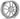Enkei PF01 17x8 5x100 35mm Offset 75 Bore Dia Silver Wheel