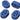 Cusco HD Exhaust Bushing Blue 15mm Hole ID x 35mm Distance (Hole to Hole) x 25mm Thickness Subaru